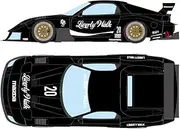 Make up LB028A Eidolon 1/43 LB-Super Silhouette Mazda FD3S RX-7 Black Finished Product