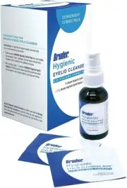 Bruder Hygienic Eyelid Cleansers Value Pack | Hygienic Eyelid Wipes & Eyelid Sol