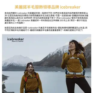 【Icebreaker】女 款保暖圓領長袖羊毛排汗衣 200 ZoneKnit 登山衛生衣_深紫/桃紅_IB0A56HD