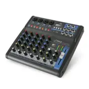 Pyle PMXU63BT 6-Ch Bluetooth Studio Mixer - DJ Controller Audio Mixing Console