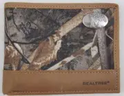 ZEP-PRO Memphis Tigers Realtree MAX 5 Camo Bifold Wallet TIN GIFT BOX