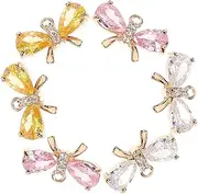 [HONMEET] Jewelry Charms for Diy Bowknot Charms Set Earrings Necklace Bracelet Keychain