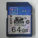 DISK 薄客 64GB SDXC MEMORY CARD 存儲卡