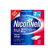 Nicotinell Gum Fruit 2mg 144 Pack