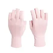 Brace Arthritis Hand Compression Gloves Fingerless Gloves Pain Relief - Pink