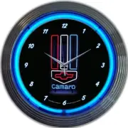 Neonetics 15" Chevy Camaro Wall Mount Light Up Neon Clock Sign