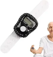 Finger Tally Counter - LCD Display Counting Clicker | Resettable LCD Screen Number Tracking Record Ring for Lap, Knitting Row