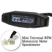Motorcycle Speedometer Oil Gauge Tachometer Digital Meter LCD Display Instrument