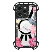 iPhone 16 Pro Ultra Bounce Case MagSafe Compatible Spring Design #2 - Floral Garden