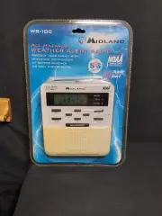 Midland WR-100 All Hazard Weather Alert Radio NOAA SMS Brand New Nice For Homes