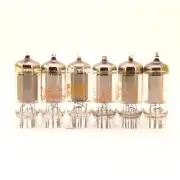 Six RCA 6AK6 Tubes & Boxes NOS NIB Grey Plates O Getters Test Strong B&K 606