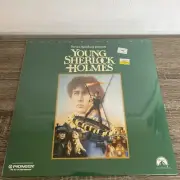 Young Sherlock Holmes - Remastered Widescreen Laserdisc- SEALED NEW VERY RARE