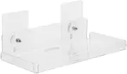 Security Camera Wall Bracket Floating Shelf Acrylic No Drilling Easy Install for Home Security in Living Room or Boys and Girls Room