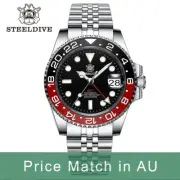 Steeldive SD1993, GMT, 'Coke', NH34, Sapphire, Lume, 300m Diver, Diving, BNIB