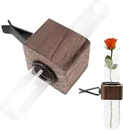 Car Flower Vase Vent Clip Plant Car Vent Clips - Car Vent Propagation Vase Auto Vase Clip Automotive Interior Wooden Charm Propagation Vase Single for Girls, Wife, Girlfriend, Women, Father