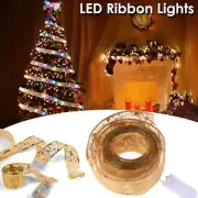 LED Ribbon Lights Golden Fairy String Light For Christmas Tree Lights Decoration