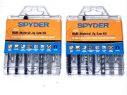 Lot of 2 NEW Spyder 12pc Multi-Material Jig Saw Blade Kit #300065