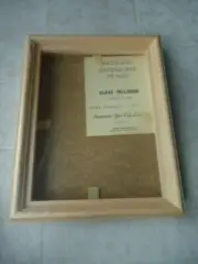 Unstained Wood Complete Shadow Box Frame Glass Included #51-700