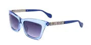Blumarine SBM732S 097D Women’s Sunglasses Blue Size 54