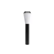 Geb LED Bollard Light - 13W Warm White - Tapered - 500mm Grey