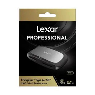 【Lexar 雷克沙】CFexpress TypeA/SD USB3.2 Gen2 讀卡機