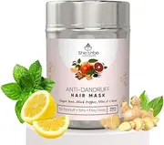 The Tribe Concept Anti Dandruff Hair Mask, Effectively Reduces and Gets Rid of Dandruff, Scalp Scrub, Detox and Exfoliation, 100% Chemical Free & Natural - 100 gm (Tin Packing)