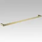 Esperia Brushed Yellow Gold Single Towel Rail 800mm
