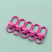 10Pcs Swivel Clasps Snap Hook, 33x13mm Lobster Claw Clasp for DIY Rose Red