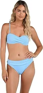 [La Blanca] Women's Standard Island Goddess Bandeau Bikini Swimsuit Top