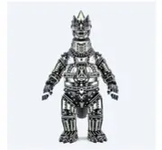 Mondo Attack Peter Mechagodzilla Inverted Linocut Variant Vinyl Figure LE 350