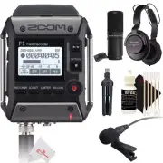Zoom F1-LP 2-Input / 2-Track Portable Multitrack Recorder + Mic Accessory Kit
