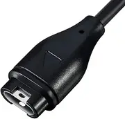 Disscool Replacement Charging Dock Cable Compatible with Garmin Vivoactive 6/Fenix 5/7/7S/7X, USB Cables Charger Stand Compatible with Smart Watch Accessories(1M/3.3FT, Black)