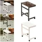 End Table Industrial Side Table Decor Furniture C Shaped TV Tray for Proch
