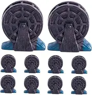 1set Miniature Water Wheel Model Garden Decor DIY Fountain Part Durable Craft for Scenery Layout Compact for Creative Imagination 10pcs