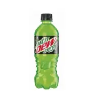 (3) MTN Mountain Dew Zero Sugar Soda Pop Soft Drink 20 oz Bottles