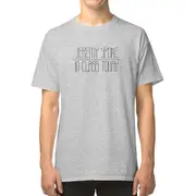 Jeremy spoke in class today (black lettering) T-shirt