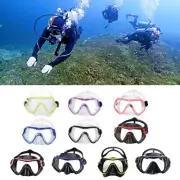 Snorkel Freediving Swimming Goggles Wide View