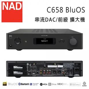 英國 NAD C658 BluOS 串流DAC/前級 擴大機 (10折)