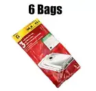 (6) Shop Vac 25 in L x 11 in W Dry Filter Bags 15-22 Gallon White GENUINE