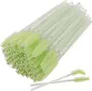 50 Pack Eyelash Brush Disposable Crystal Wands, Makeup Brushes Spoolie Tool M...