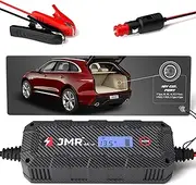 JMR Battery Charger for Jaguar F-Type XE XK XJ XF E-Pace I-PACE F-PACE S-Type X-Type All Models Trickle Charger Conditioner Maintainer (Add Lithium Mode)