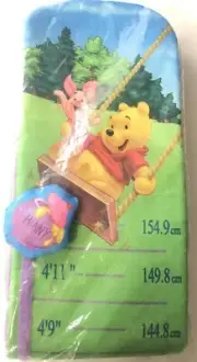 Winnie The Pooh Piglet Growth Chart with Hunny Honey Jar Height Marker from 2006