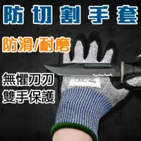 在飛比找momo購物網優惠-【U-CART 優卡得】標準認證-CE五級防切割耐磨防滑手套