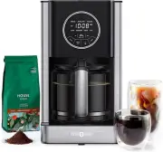 Coffee Machine with Glass Carafe, Automatic,Keep Warm, 12 Cup, Self Cleaning New
