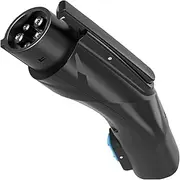 Portable to J1772 Adapters High Power 48A 250V Car Charging Devices, Compatible for Tesla NACS Chargers(Gloss Black)