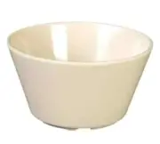 Thunder Group NS302T 1 Dozen 8oz Tan Melamine Bouillon Cups