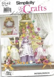Simplicity #9642 EASTER DECORATIONS Sewing Pattern Uncut BUNNIES