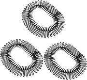 ARTSEWPLY Spring Hair Comb Circle Tooth Hair Accessories for Effortless Styling Elastic Headbands for Buns Braids for Daily Use and Special Occasions