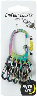 Nite Ize BigFoot Locker Stainless Steel KeyRack - Spectrum