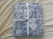 williams sonoma Frutta Jacquard tablecloth 70" X 108" original $199.95 new Blue